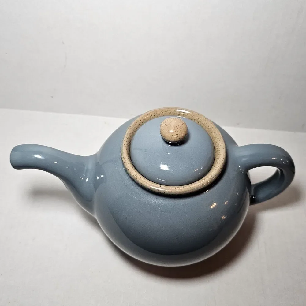 Franciscan Ventura Blue Teapot Johnson Bros Farmhouse Traditional Cottage